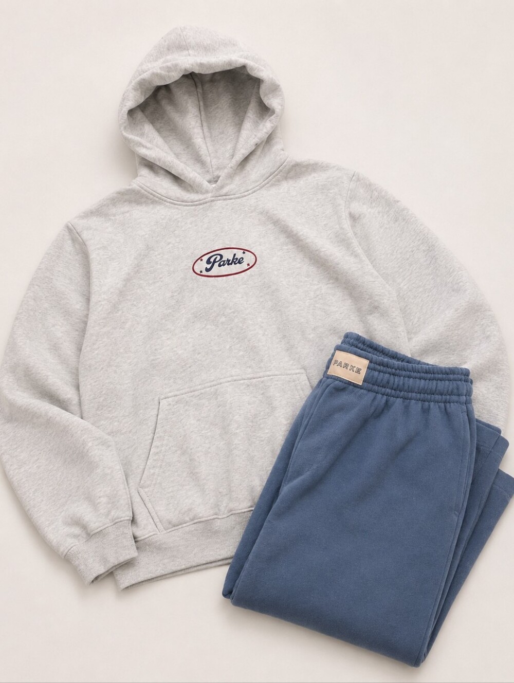PARKE All Star Hoody L/XL + Indigo Sweatpants M- Bundle Nwt